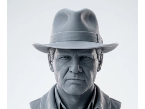 Indiana Jones 3D-Printable Bust 3D Print Model
