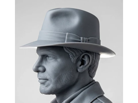 Indiana Jones 3D-Printable Bust 3D Print Model