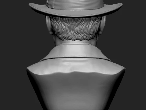 Indiana Jones 3D-Printable Bust 3D Print Model