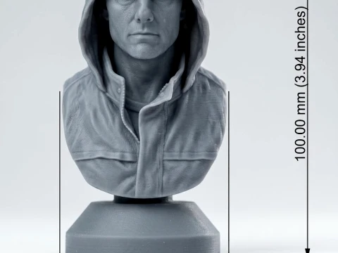 Ethan Hunt 3D-Printable Bust 3D Print Model