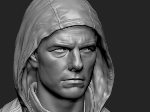 Ethan Hunt 3D-Printable Bust 3D Print Model