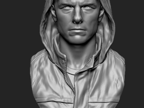 Ethan Hunt 3D-Printable Bust 3D Print Model