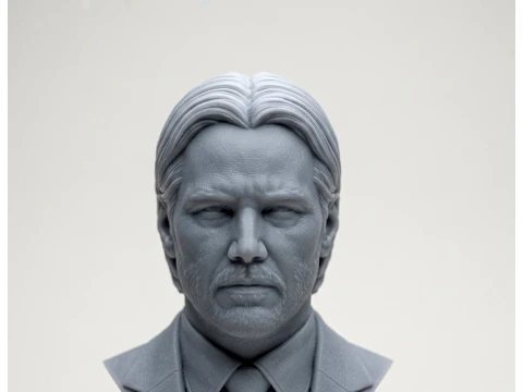John Wick 3D-Printable Bust 3D Print Model