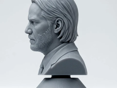 John Wick 3D-Printable Bust 3D Print Model