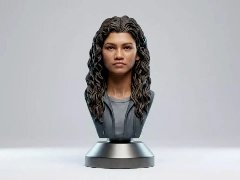 Rue Bennett 3D-Printable Bust 3D Print Model