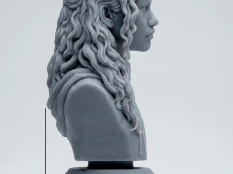 Rue Bennett 3D-Printable Bust 3D Print Model