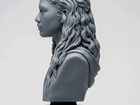 Rue Bennett 3D-Printable Bust 3D Print Model