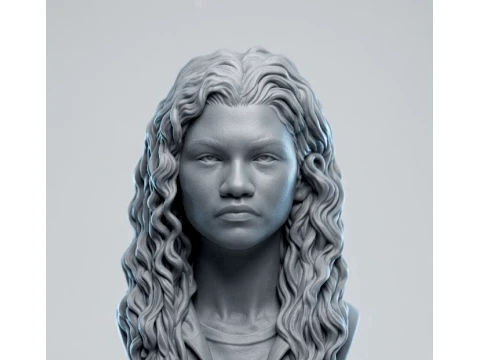Rue Bennett 3D-Printable Bust 3D Print Model
