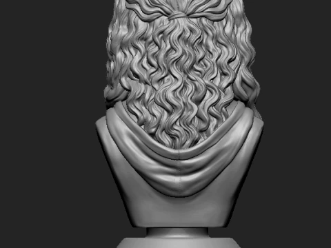 Rue Bennett 3D-Printable Bust 3D Print Model