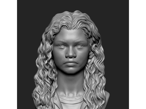 Rue Bennett 3D-Printable Bust 3D Print Model