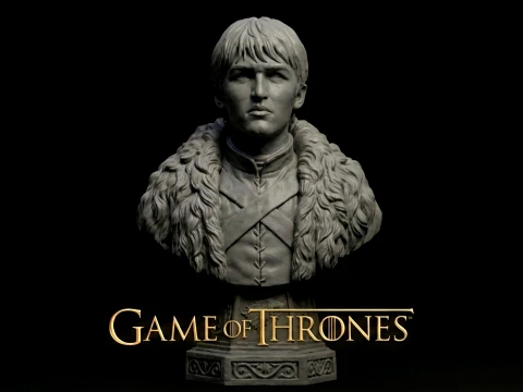 Bust Bran Stark Game of Thrones 3D print model 3D printmodel