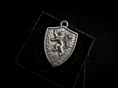 Game of thrones pendant 3D print model Modello di stampa 3D