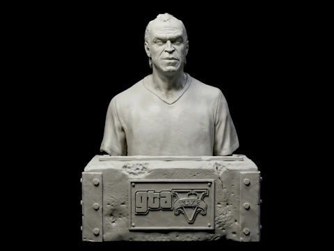 Trevor Philips GTA V 3D print model 3D printmodel