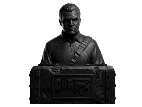 Michael De Santa GTA V 3D print model 3D Print Model