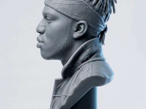 KSI 3D-Printable Bust 3D Print Model