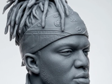 KSI 3D-Printable Bust 3D Print Model