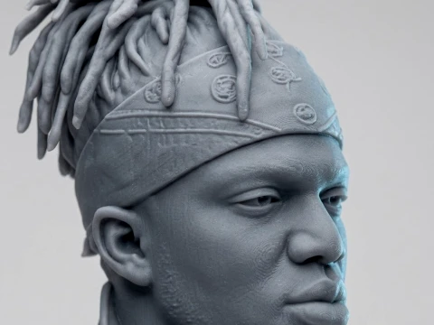 KSI 3D-Printable Bust 3D Print Model