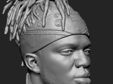 KSI 3D-Printable Bust 3D Print Model