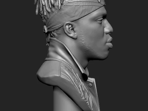 KSI 3D-Printable Bust 3D Print Model
