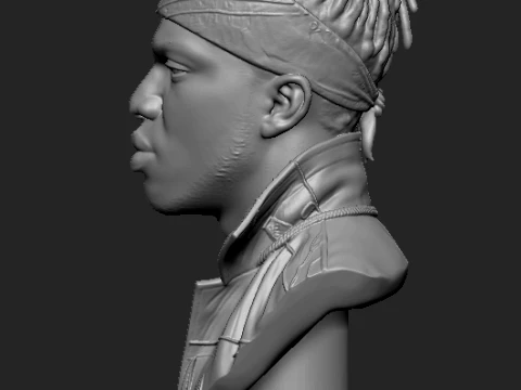 KSI 3D-Printable Bust 3D Print Model