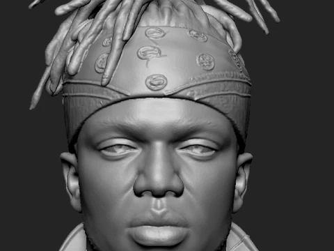 KSI 3D-Printable Bust 3D Print Model