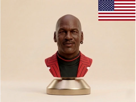 Michael Basketball NBA 3D print model Modelo de impresión 3D
