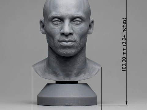 Kobe Bryant Basketball NBA 3D print model 3D Print Model