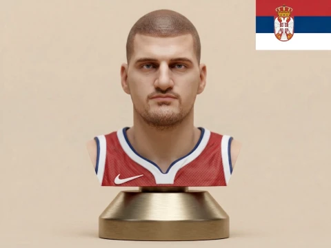 Nikola Jokic Basketball NBA 3D print model 3D Print Model