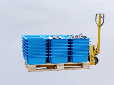 Hand Pallet Truck 3D Model