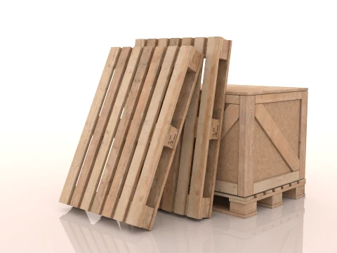 Wooden pallet 3D Model
