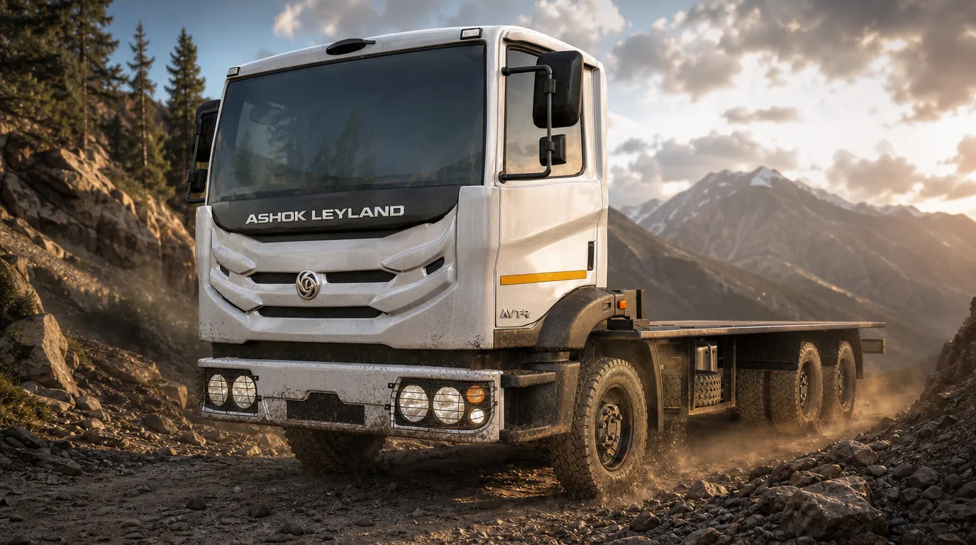 Ashok Leyland Truck 3D Model .c4d .max .obj .3ds .fbx .stl .blend 