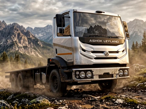 Ashok Leyland Truck 3D Model