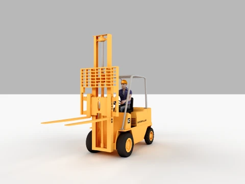 Carrello elevatore Modello 3D