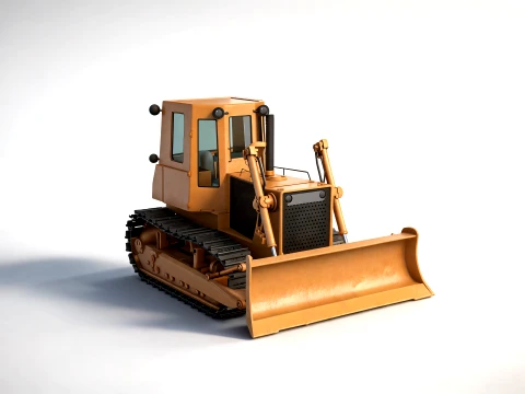 Bulldozer - Industrial Crawler Dozer 3D Modell