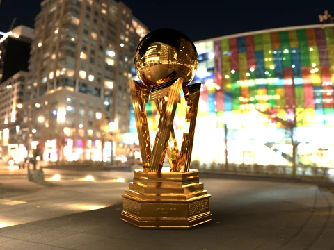 France Ligue 1 McDonalds cup award Cinematic-Printable 3D Model