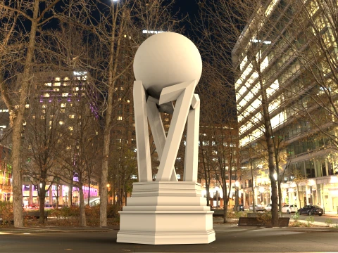 France Ligue 1 McDonalds cup award Cinematic-Printable 3D Model