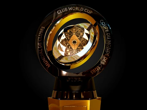 FIFA Club World Cup 2025 Trophy award N base -Animated-printable 3D Model