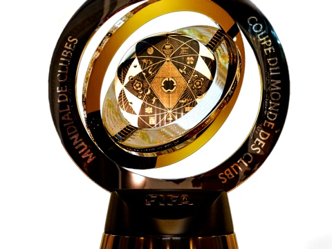 FIFA Club World Cup 2025 Trophy award N base -Animated-printable 3D Model