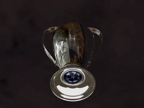 UEFA Champions League Trophy award - Cinematic - 3D Print 3D Model