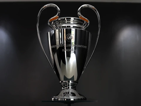 UEFA Champions League Trophy award - Cinematic - 3D Print 3D Model