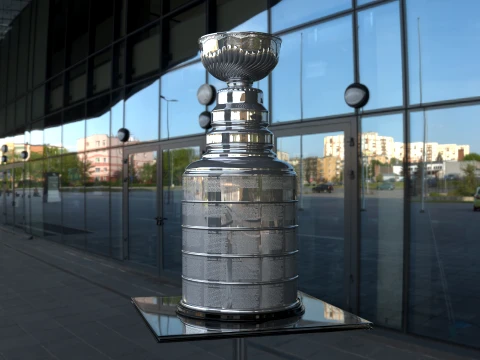 Stanley Cup NHL Trophy Award 3D Model