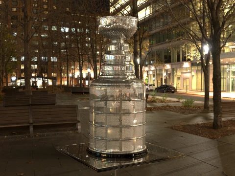 Stanley Cup NHL Trophy Award 3D Model