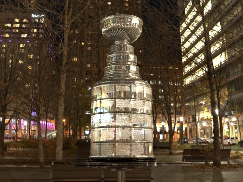 Stanley Cup NHL Trophy Award 3D Model