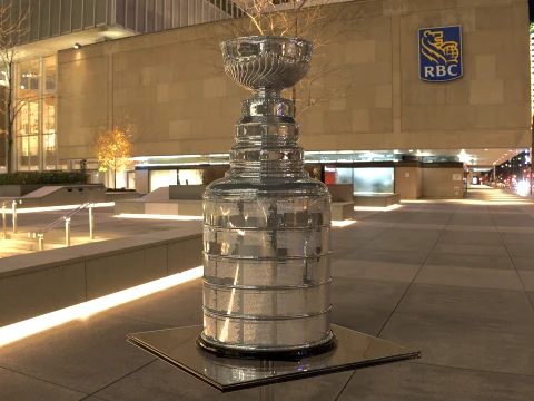 Stanley Cup NHL Trophy Award 3D Model