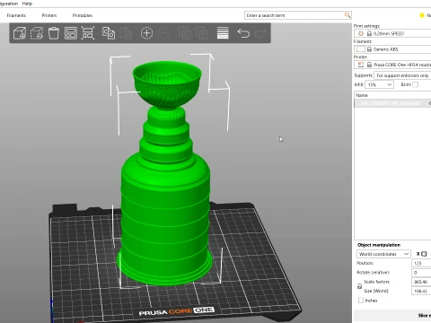 Stanley Cup NHL Trophy Award 3D Model