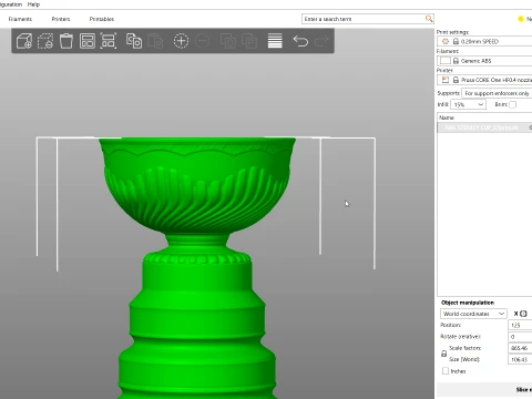 Stanley Cup NHL Trophy Award 3D Model