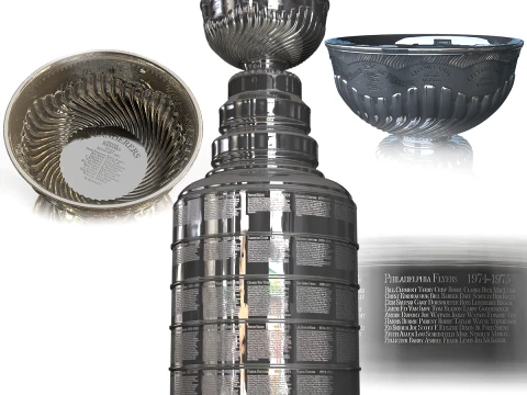 Stanley Cup NHL Trophy Award 3D Model