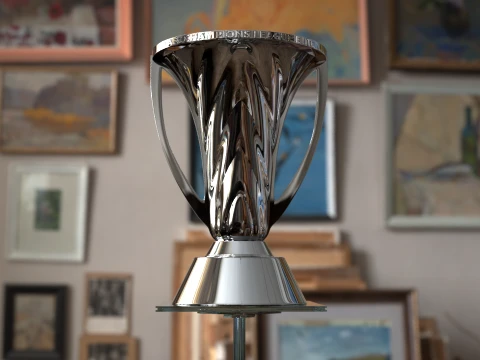 AFC Champions League Elite Trophy -Last Edition -Cinematic-print 3D Model
