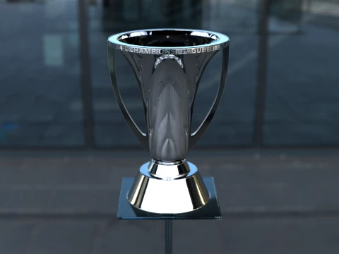 AFC Champions League Elite Trophy -Last Edition -Cinematic-print 3D Model