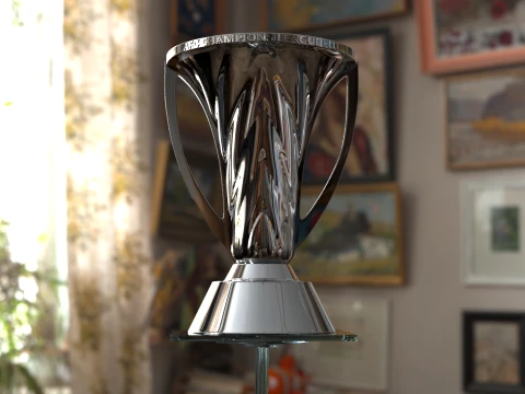 AFC Champions League Elite Trophy -Last Edition -Cinematic-print 3D Model
